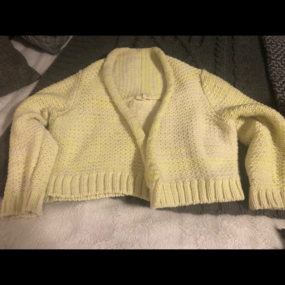 Moth crop cardigan